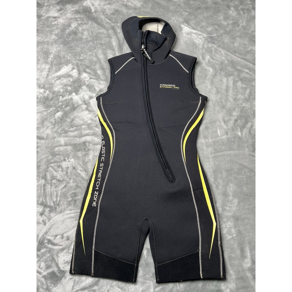 Camaro Wetsuit Size Small Hooded  Pro Scuba Dive Black